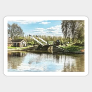 The Oxford Canal At Thrupp Sticker